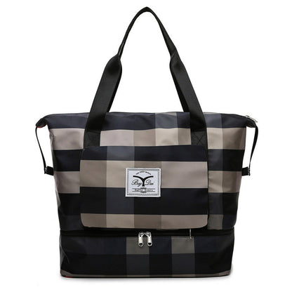 Befez | Classic Plaid Luggage Bag Extra Large