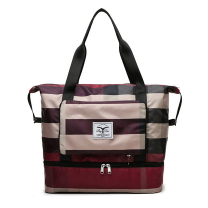 Befez | Classic Plaid Luggage Bag Extra Large