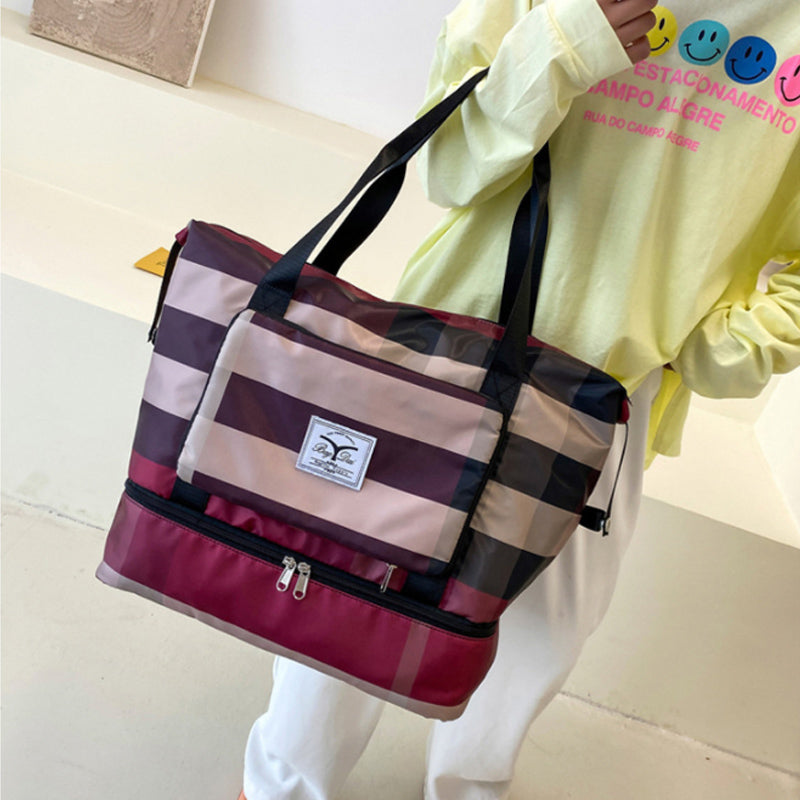 Befez | Classic Plaid Luggage Bag Extra Large