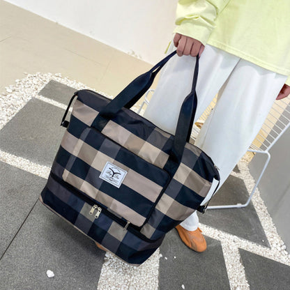 Befez | Classic Plaid Luggage Bag Extra Large