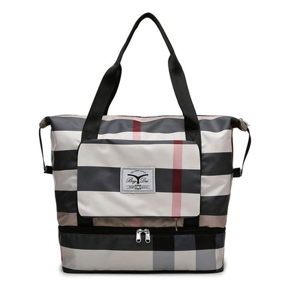 Befez | Classic Plaid Luggage Bag Extra Large - Befez