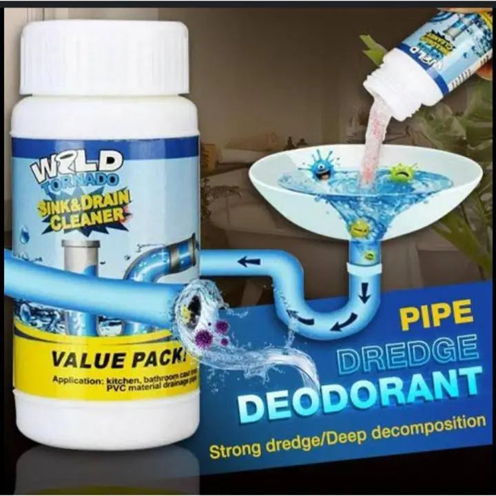 Fast Acting Strong Drain Blockage Remover - Befez