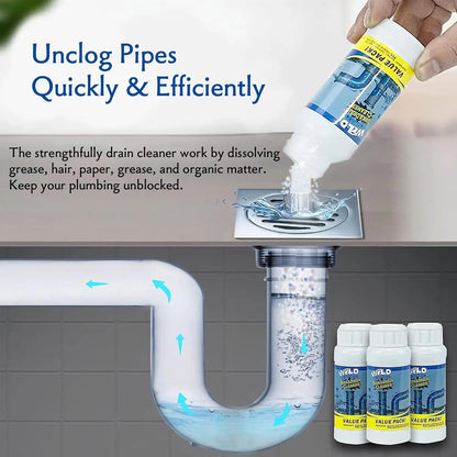 Fast Acting Strong Drain Blockage Remover