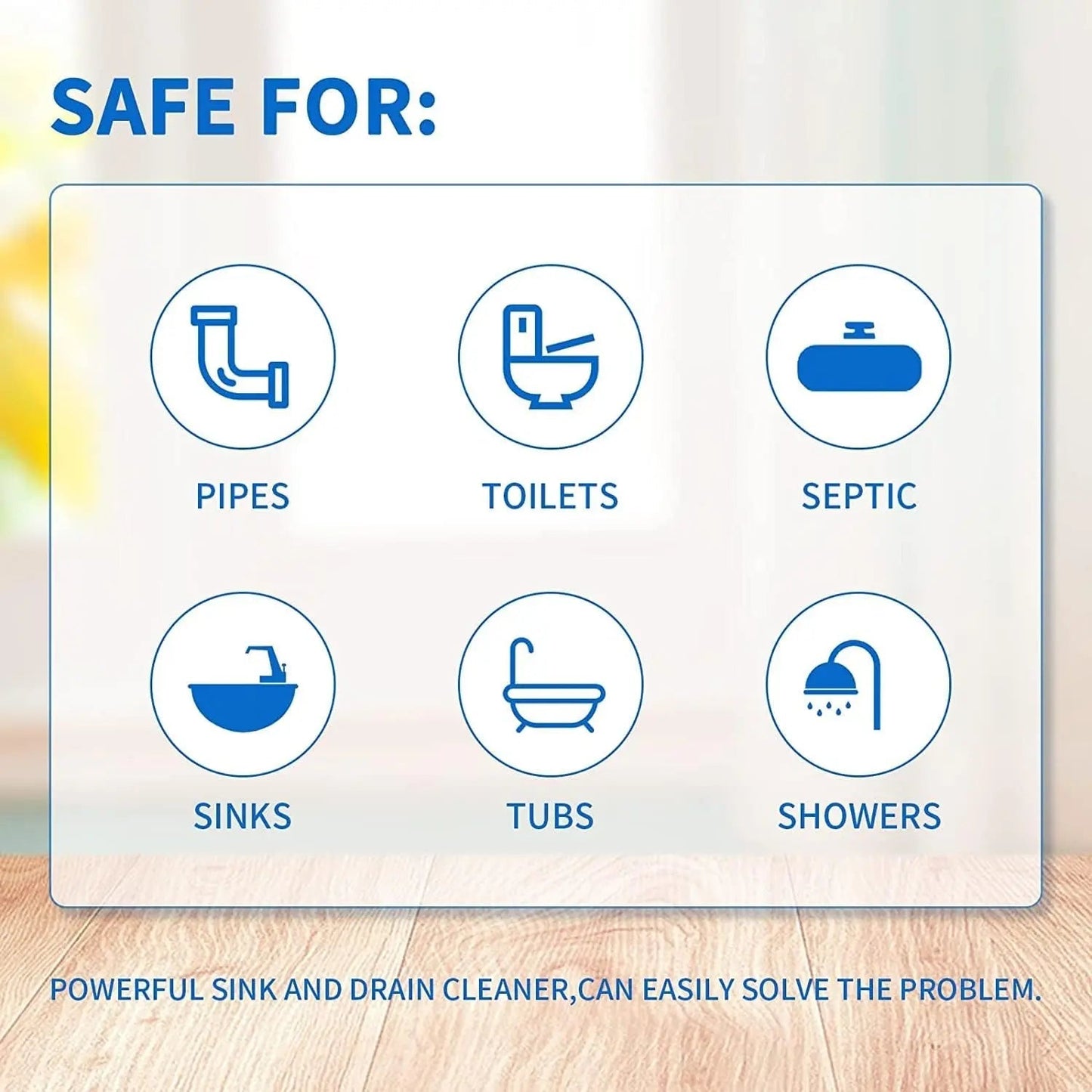 Fast Acting Strong Drain Blockage Remover