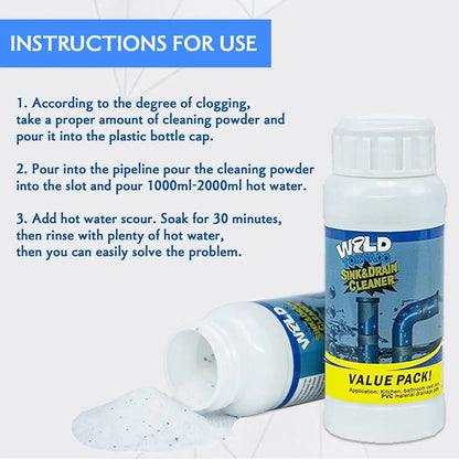Fast Acting Strong Drain Blockage Remover