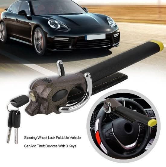 Anti Theft Car Steering Wheel Lock with Alarm
