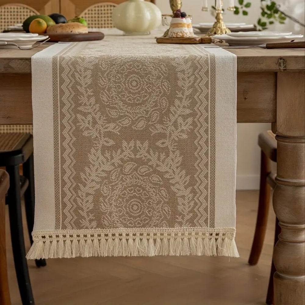 Elegant Linen Table Cloth Runner