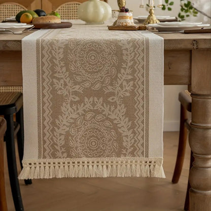 Elegant Linen Table Cloth Runner