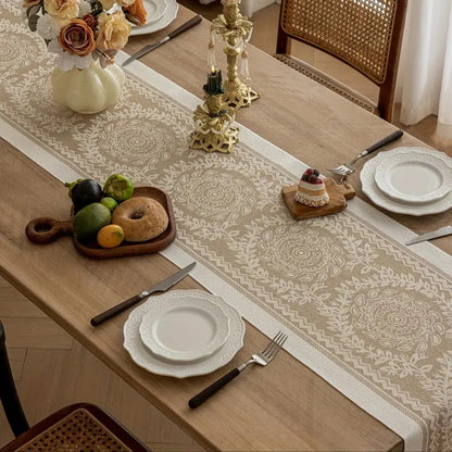 Elegant Linen Table Cloth Runner