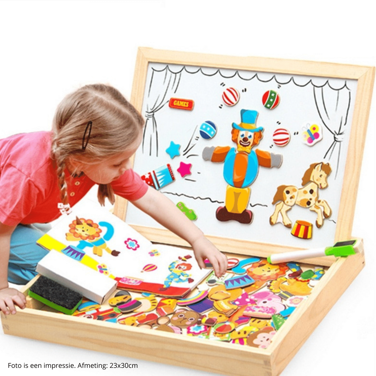 Fun Magnetic Wooden Learning Board