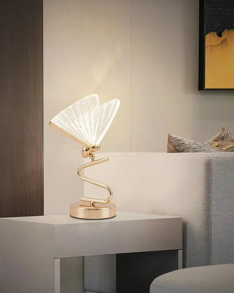 Stylish Butterfly Table Lamp with Soft Warm Glow - Befez