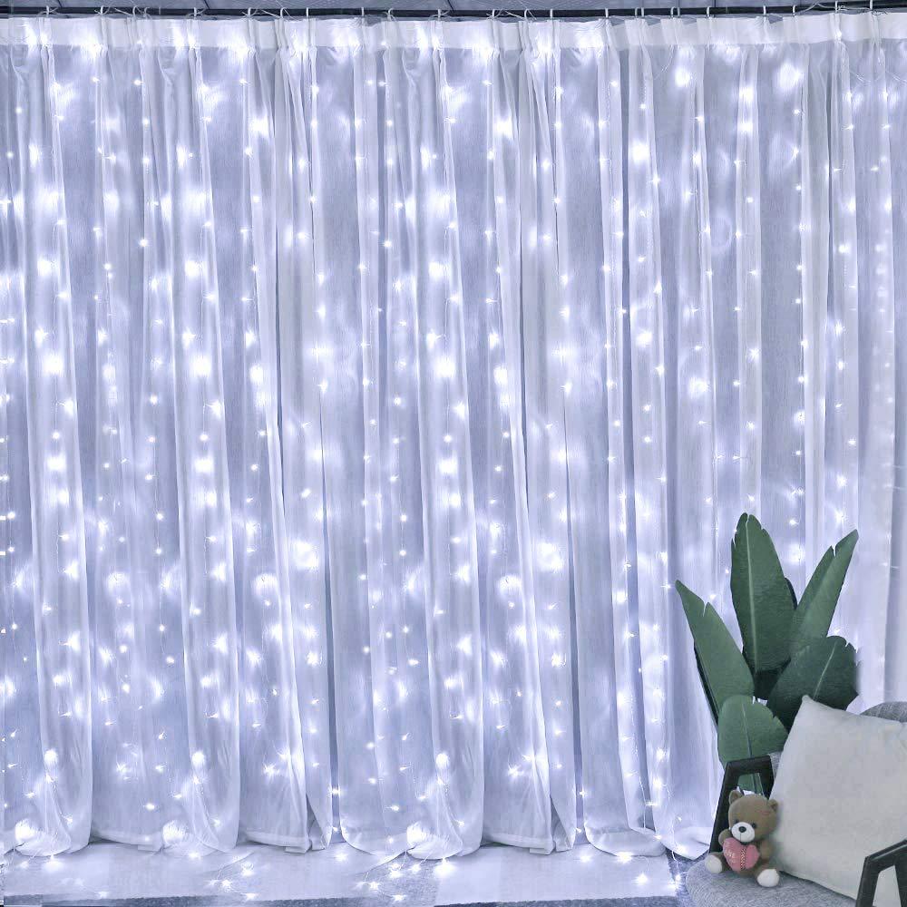 Warm Fairy String Lights Curtain