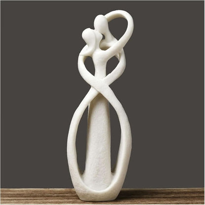 Unique Heart Art Statue - Contemporary Home Decoration