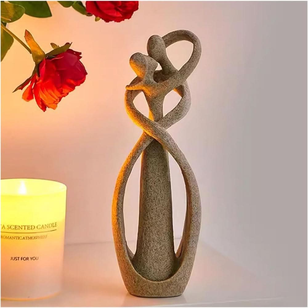 Unique Heart Art Statue - Contemporary Home Decoration