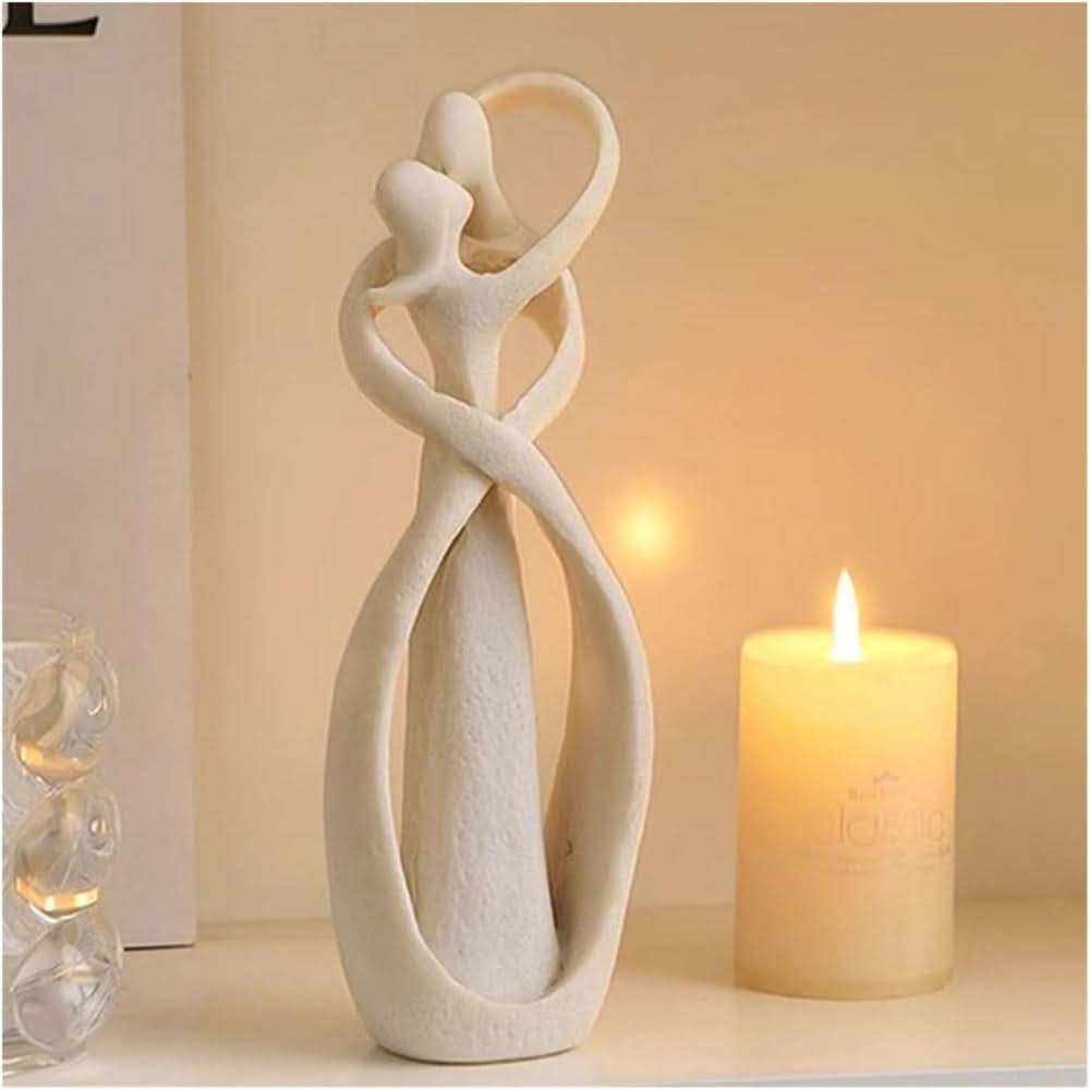 Unique Heart Art Statue - Contemporary Home Decoration