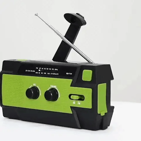 Portable Solar Powered Emergency Radio