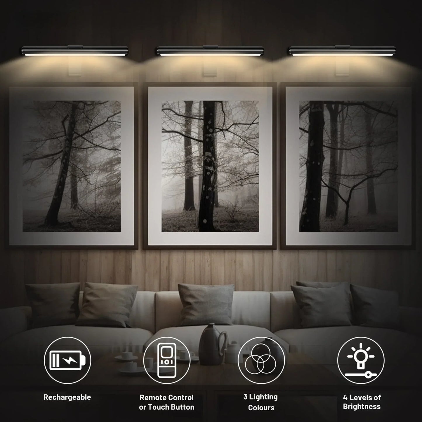 Befez | Slim Wireless Battery Wall Lamp