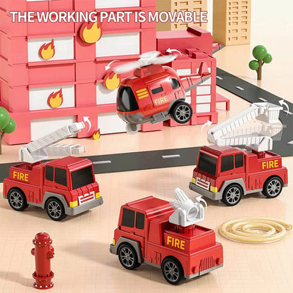 Diecast Construction Vehicle Play Set