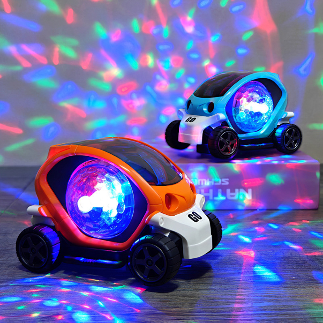 Glowing 360° Music Spin Car Toy