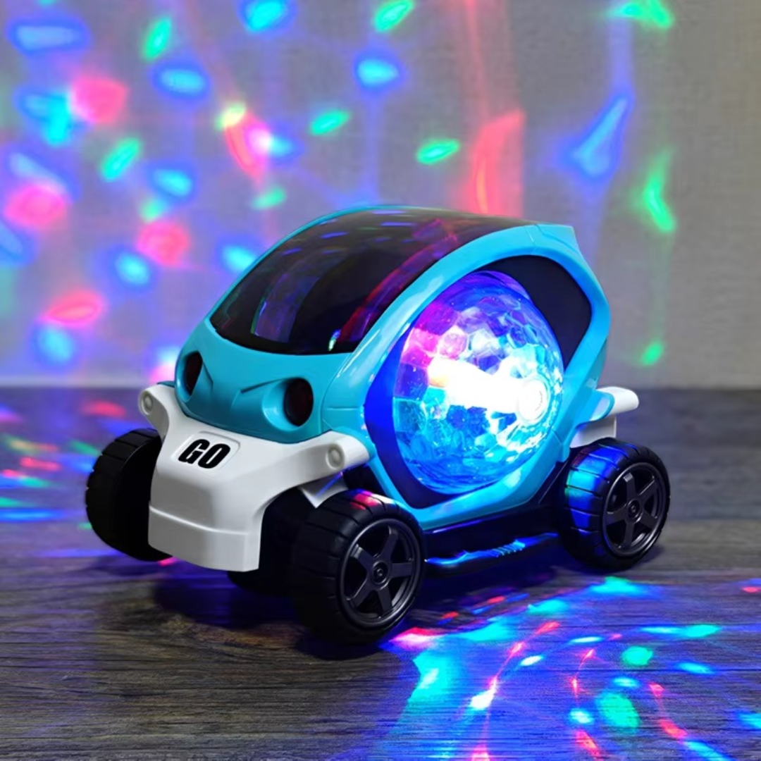 Glowing 360° Music Spin Car Toy