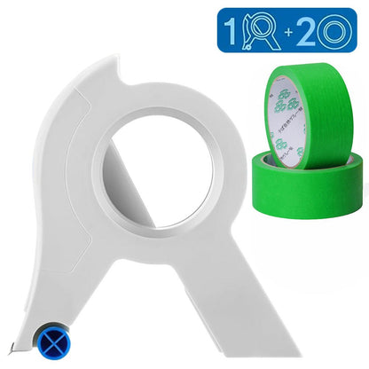Easy Paint Tape Tool With Cutter And Smooth Rollers