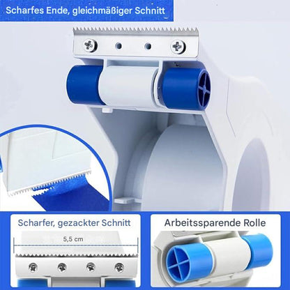 Easy Paint Tape Tool With Cutter And Smooth Rollers