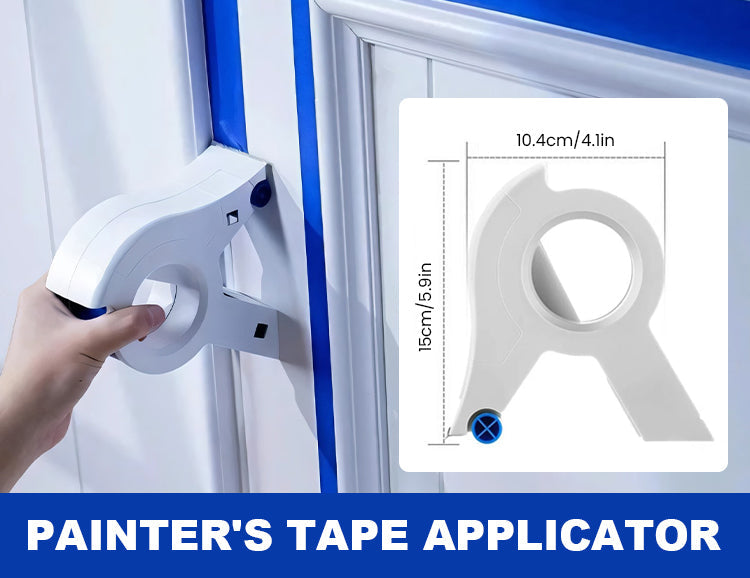 Easy Paint Tape Tool With Cutter And Smooth Rollers