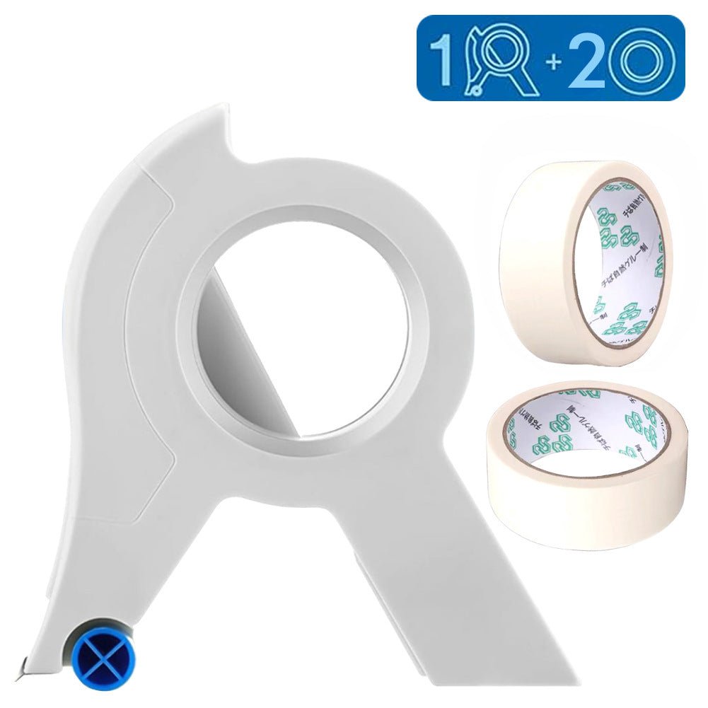 Easy Paint Tape Tool With Cutter And Smooth Rollers
