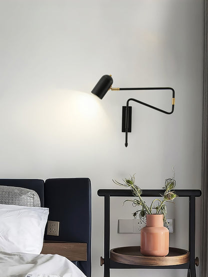 Adjustable LED Wall Light with Flexible Neck