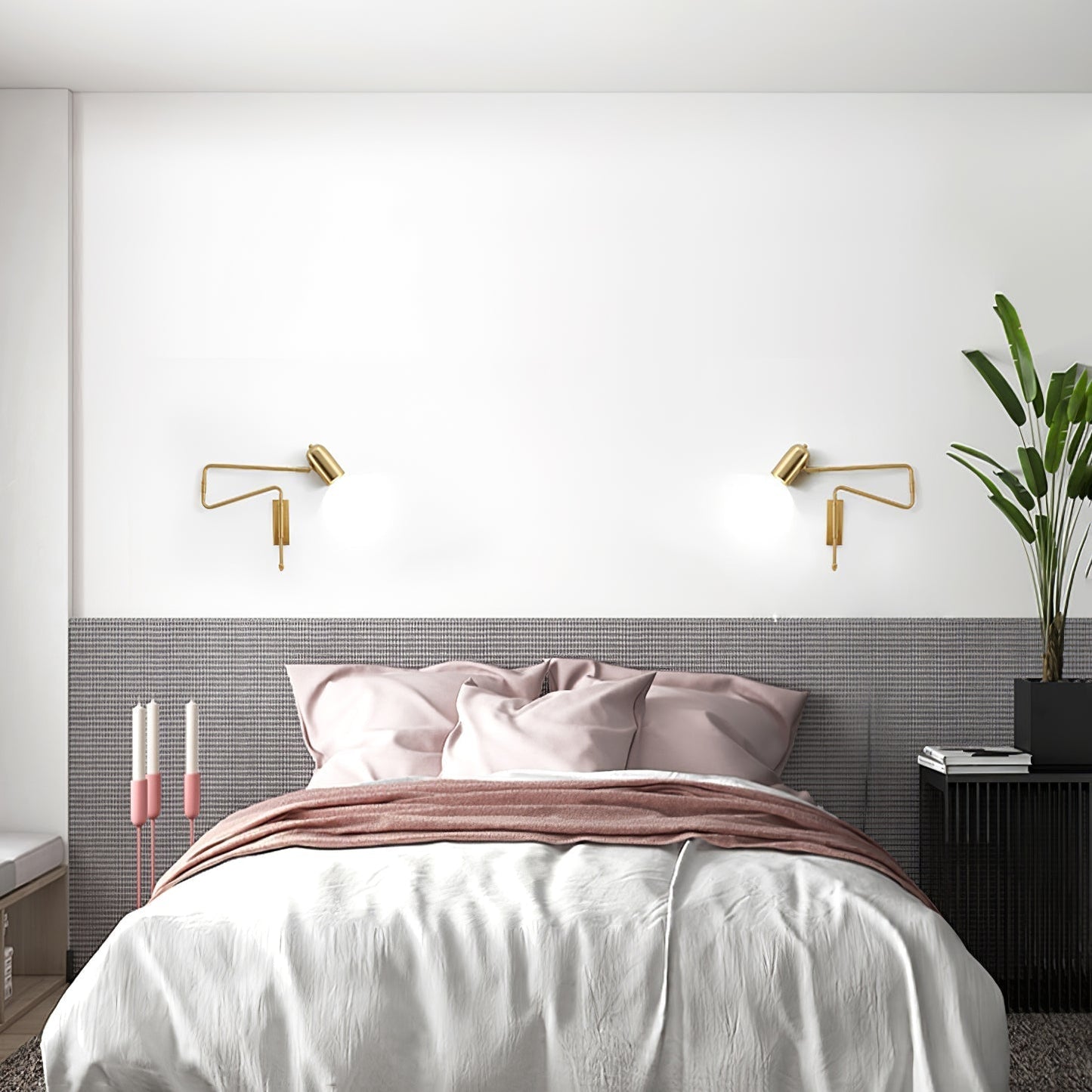 Adjustable LED Wall Light with Flexible Neck