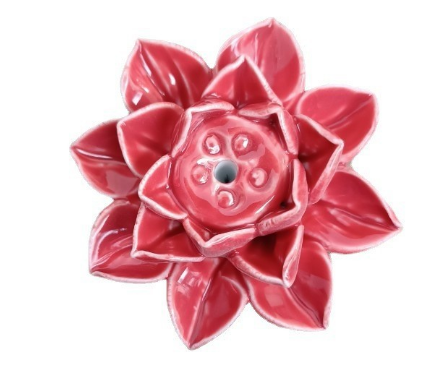 Decorative Lotus Incense Burner Holder