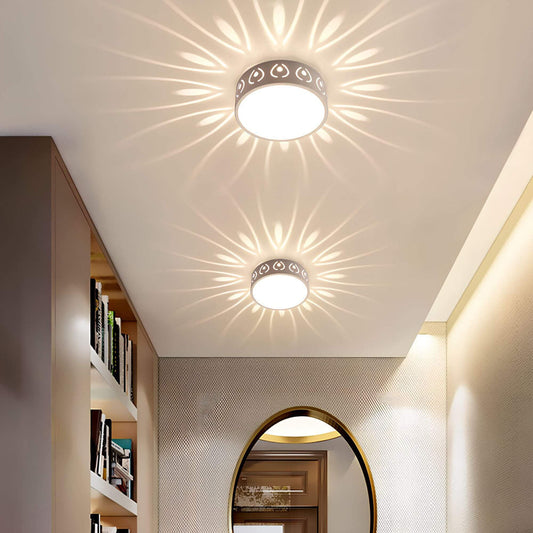 Simple LED Ceiling Lamp with Warm White Light - Befez