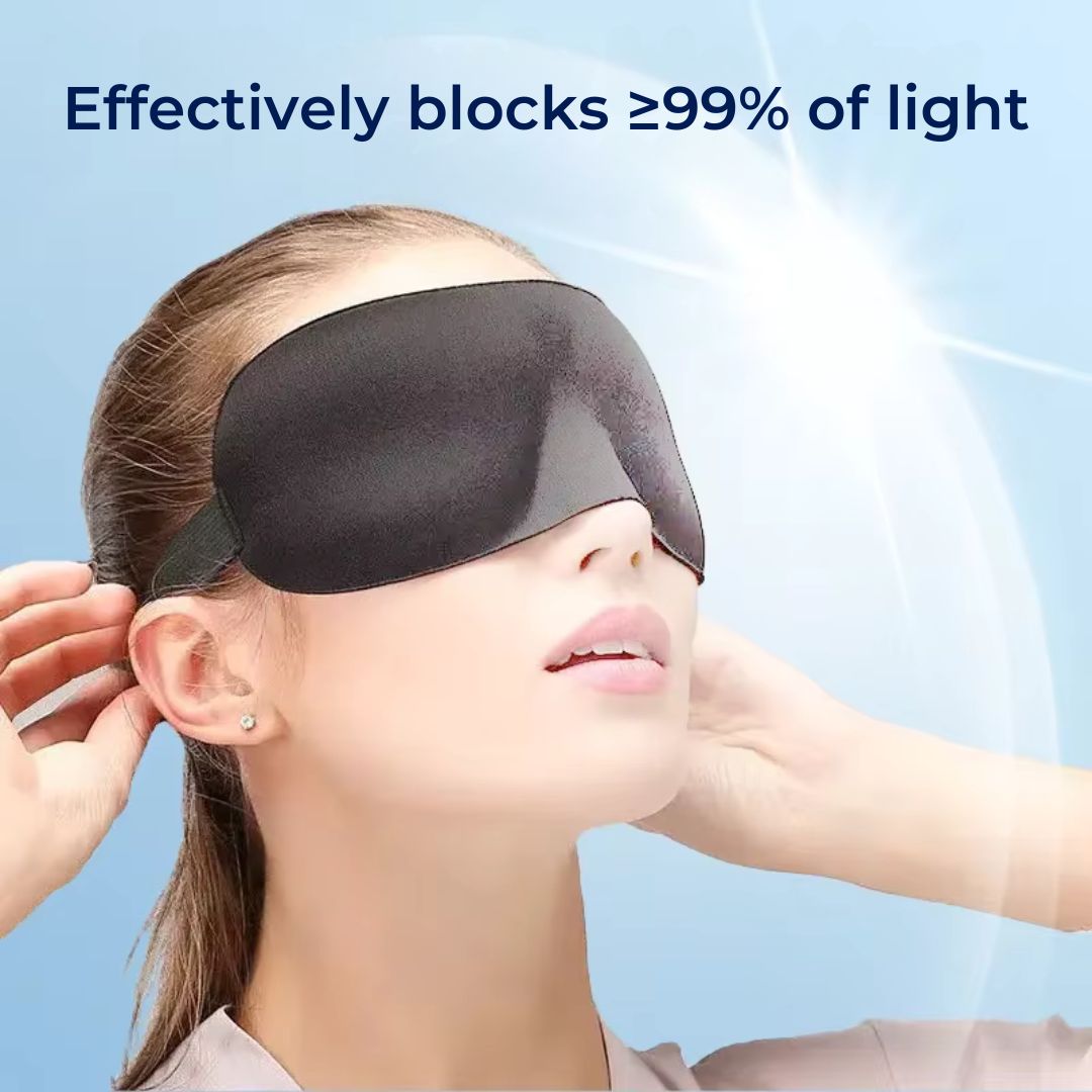 Sleep Mask for Light Blockage Comfortable Blindfold