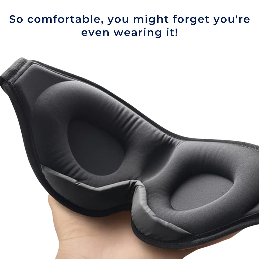 Sleep Mask for Light Blockage Comfortable Blindfold