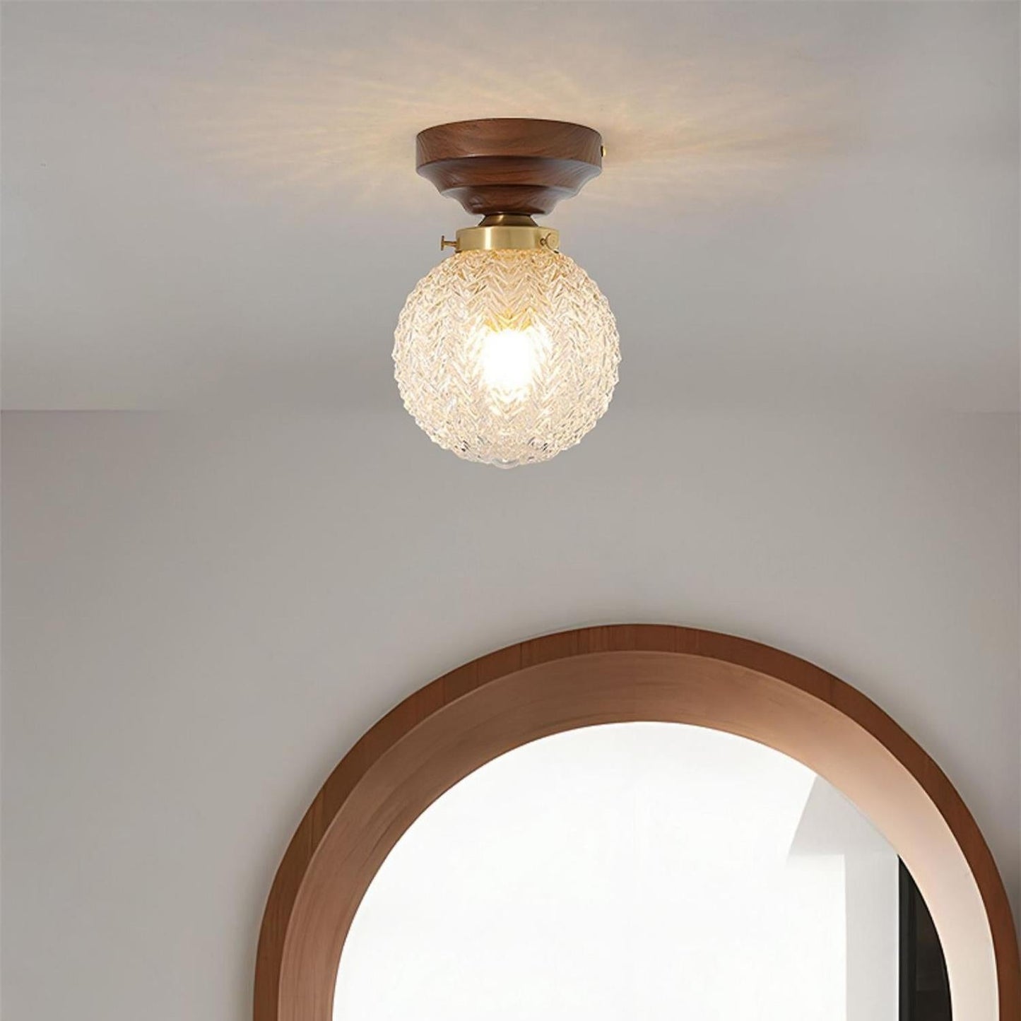 Vintage Crystal Drop Ceiling Light