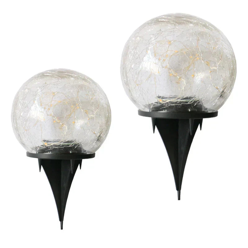 Befez Solar Powered Outdoor Globe Lamp