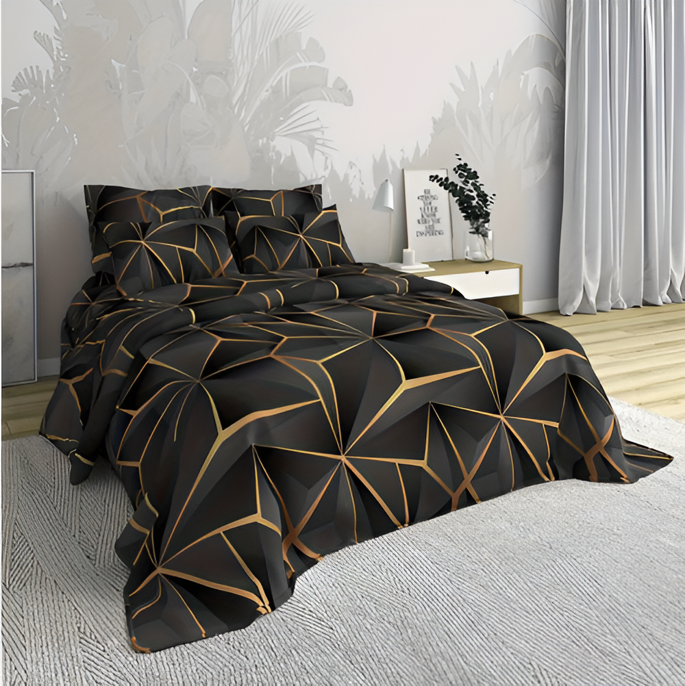 Soft 3D Printed Plush Bedding Set