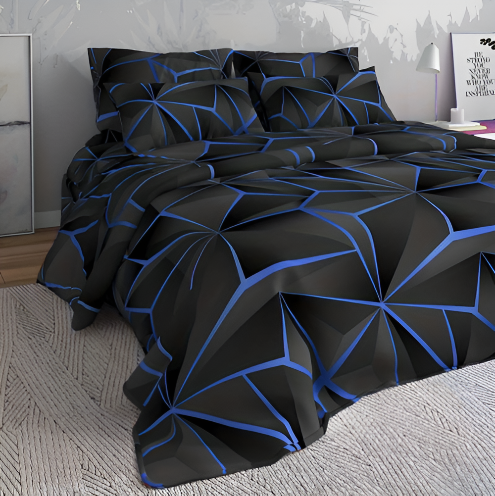 Soft 3D Printed Plush Bedding Set