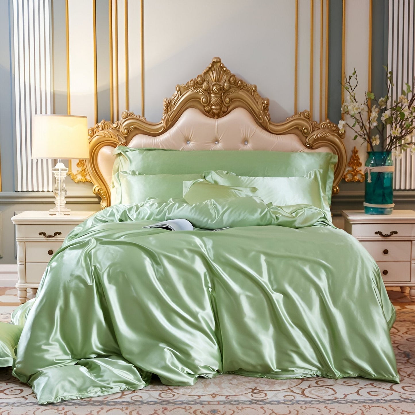 Soft Silk Bed Duvet Cover