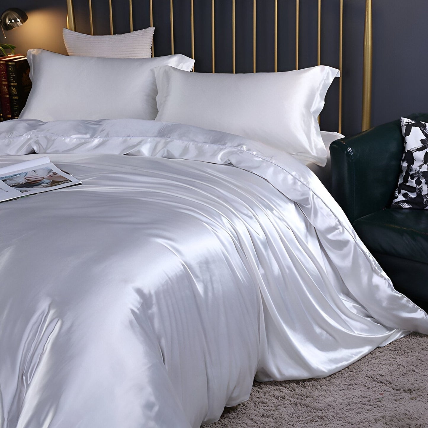 Soft Silk Bed Duvet Cover