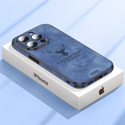 Premium Leather iPhone Case with Durable Shock Absorption