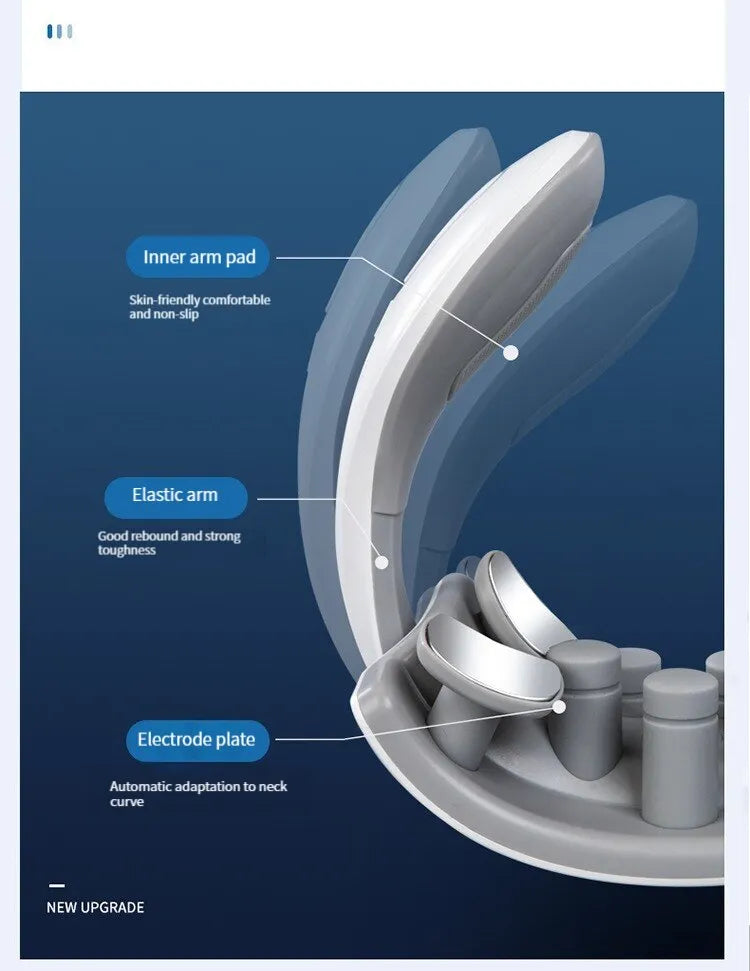Compact Handheld Neck Massager for Pain Relief