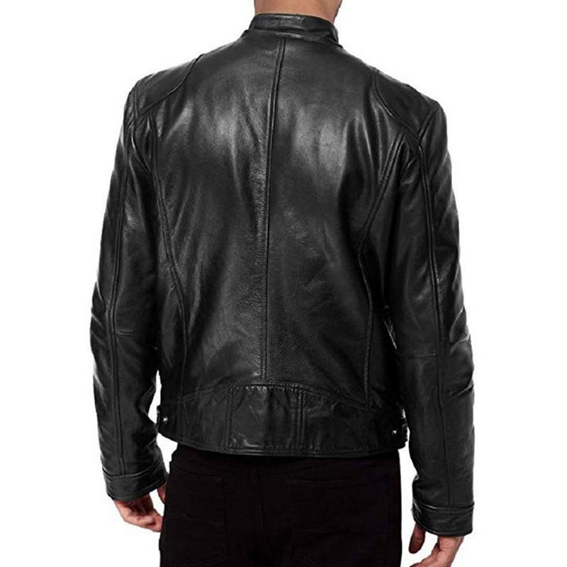 Classic Faux Leather Motorcycle Jacket