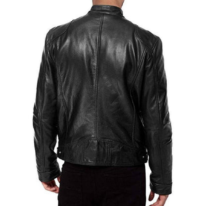 Classic Faux Leather Motorcycle Jacket