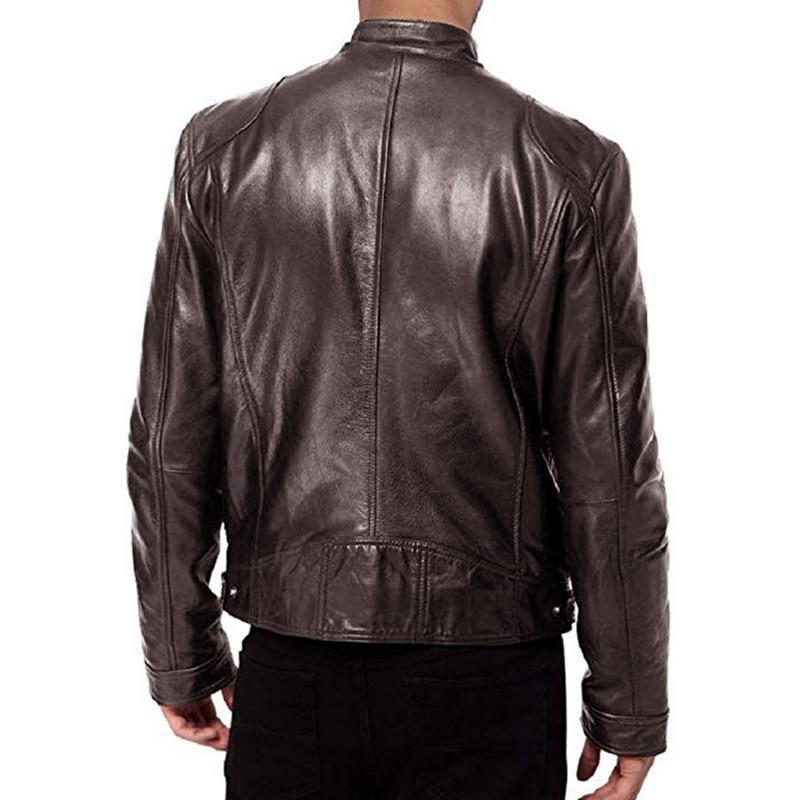 Classic Faux Leather Motorcycle Jacket