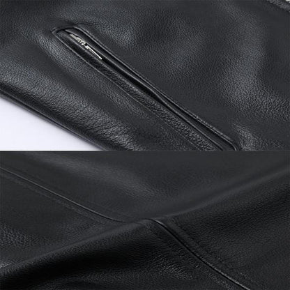 Classic Faux Leather Motorcycle Jacket