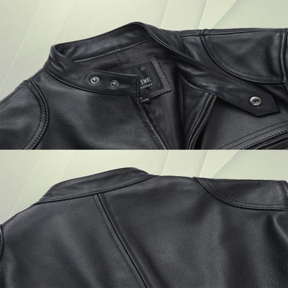 Classic Faux Leather Motorcycle Jacket