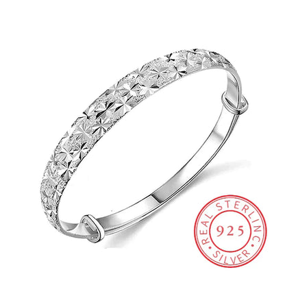 Shining Star Silver Charm Bracelet
