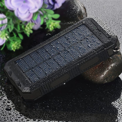 Compact Solar Powered Rechargeable Flashlight