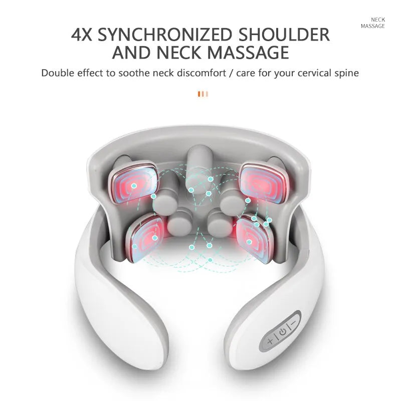 Compact Handheld Neck Massager for Pain Relief